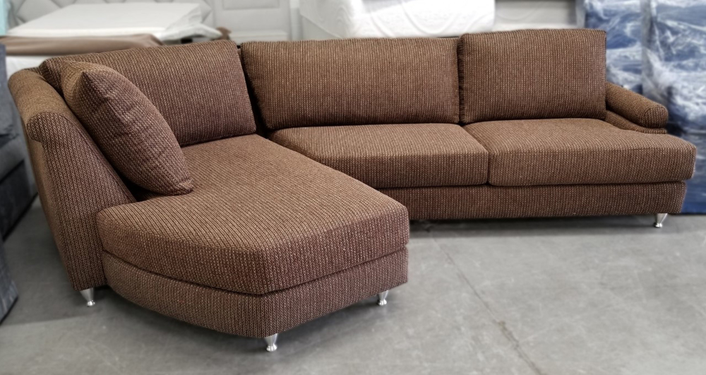 Brown couch cushions